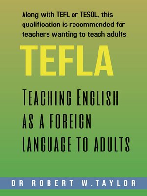 cover image of Teaching English as a Foreign Language to Adults